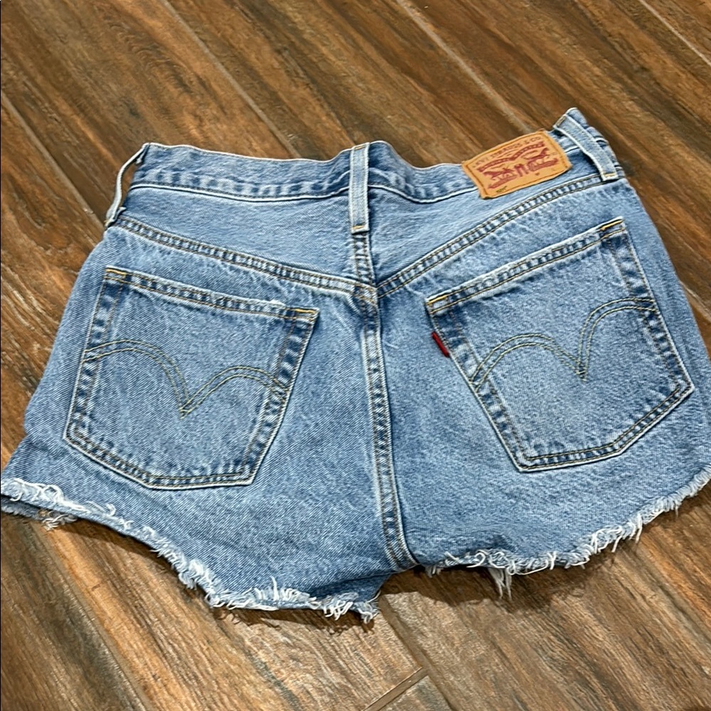 Levi's Women's Blue Denim Shorts